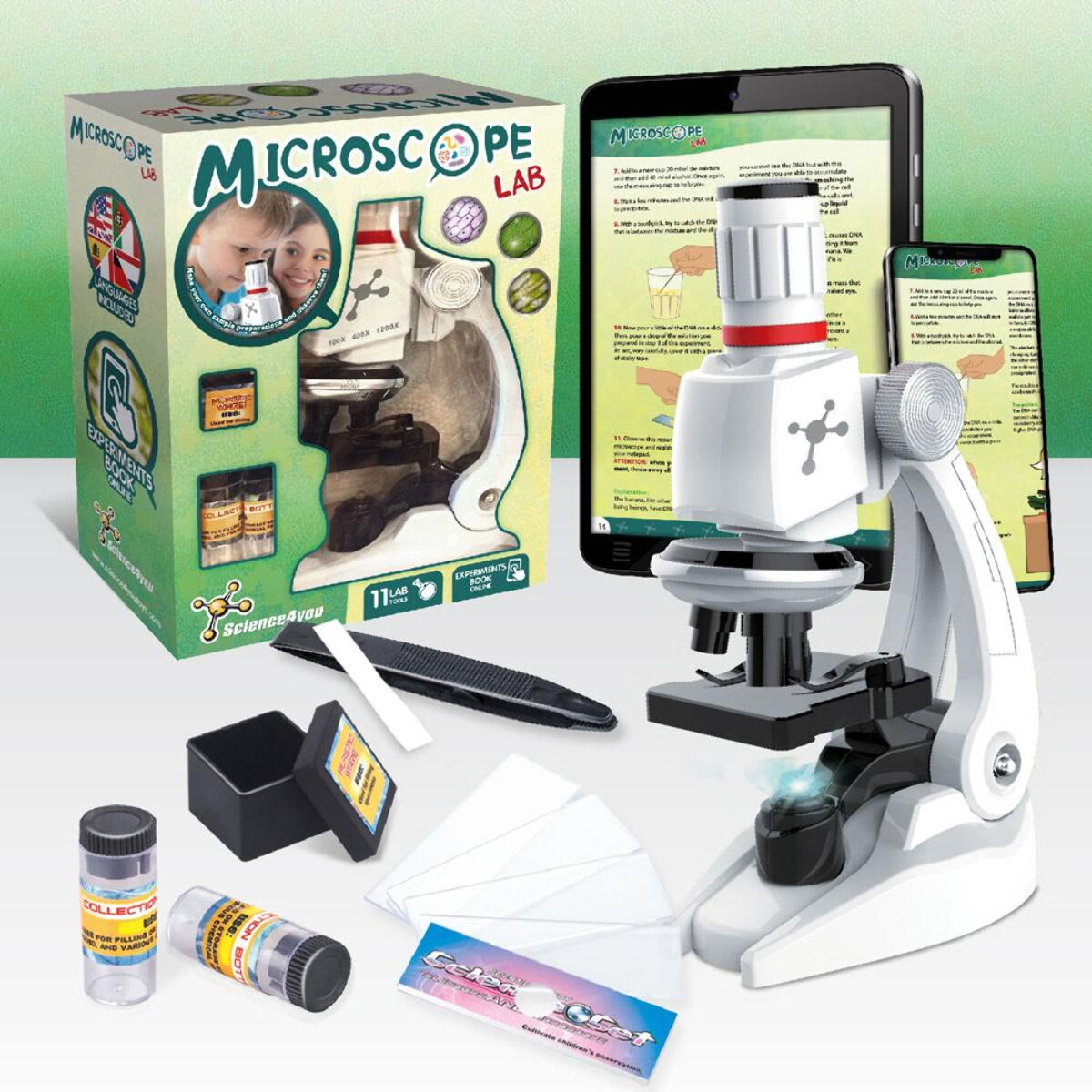 Gry z logo – microscope 35865_100-c MICROSCOPE 35865_100-c