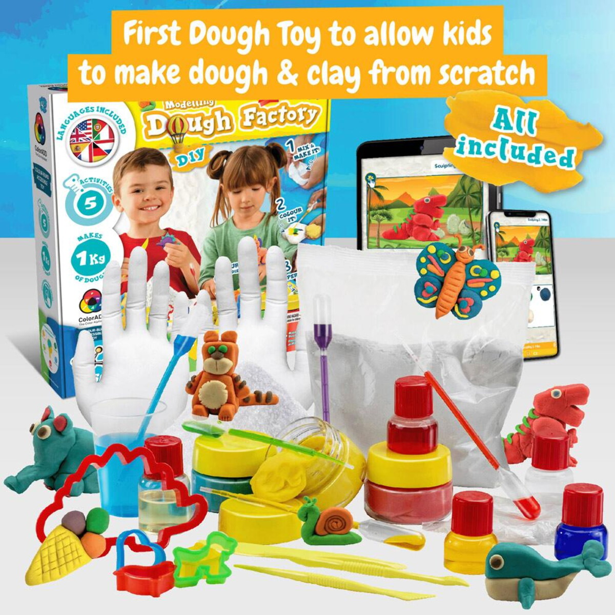 Gry z logo – modeling dough factory kit i. gra edukacyjna dla dzieci 35800_100-b Modeling Dough Factory Kit I. Gra edukacyjna dla dzieci 35800_100-b