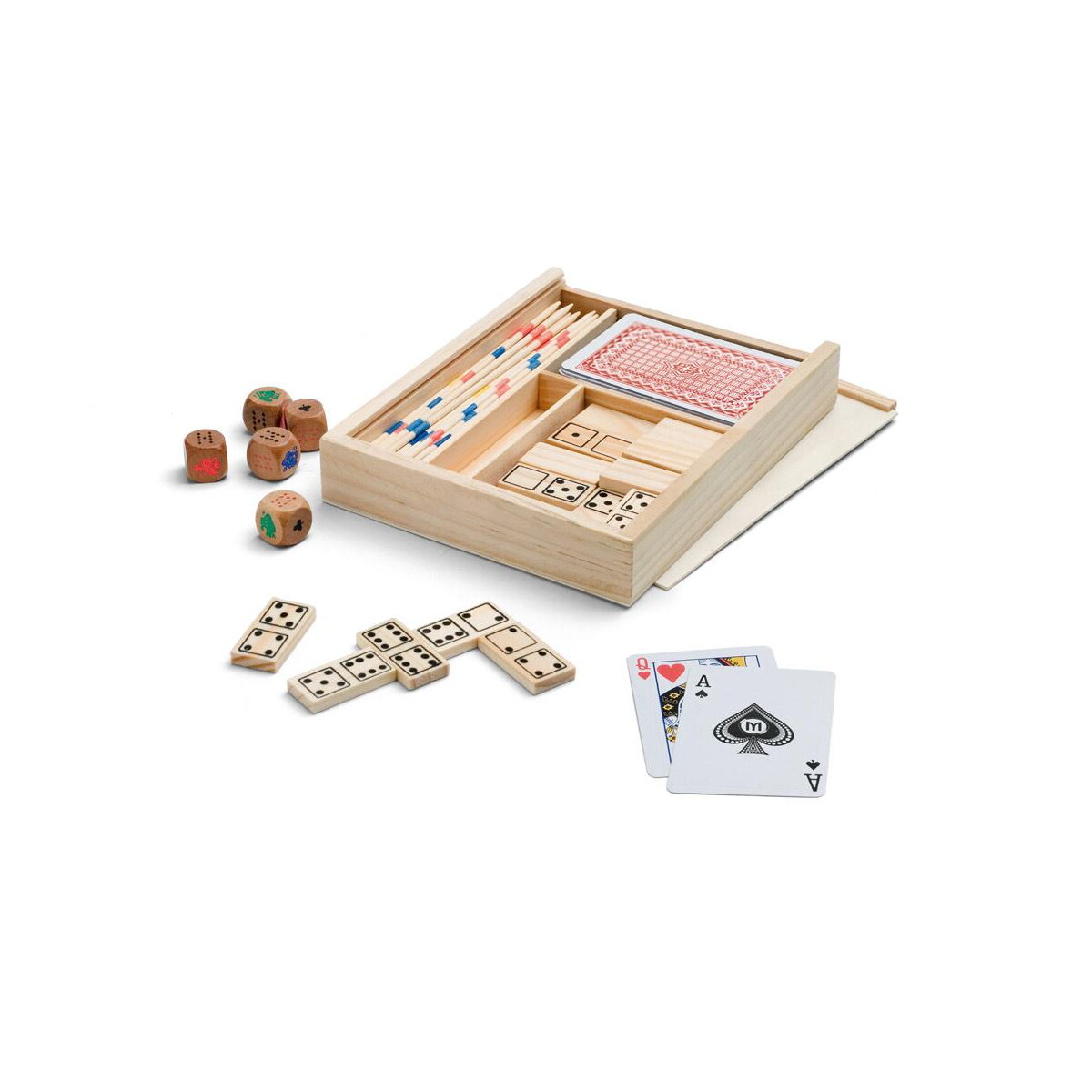 Gry z logo – playtime. zestaw gier 4 w 1 98001_150 PLAYTIME. Zestaw gier 4 w 1 98001_150