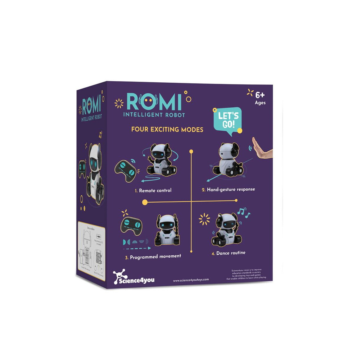 Gry z logo – romi intelligent robot. zabawka edukacyjna dla dzieci 35875_100-b ROMI INTELLIGENT ROBOT. Zabawka edukacyjna dla dzieci 35875_100-b