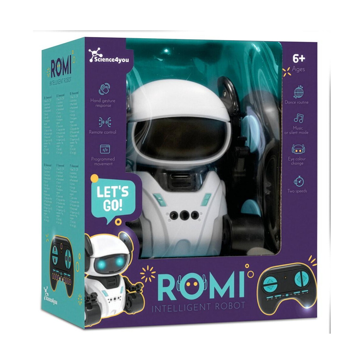 Gry z logo – romi intelligent robot. zabawka edukacyjna dla dzieci 35875_100 ROMI INTELLIGENT ROBOT. Zabawka edukacyjna dla dzieci 35875_100