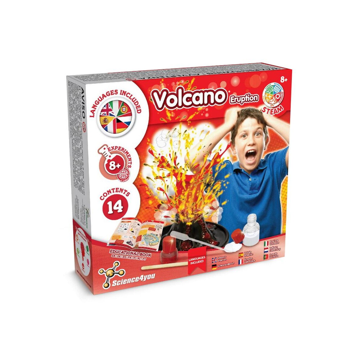 Gry z logo – volcanic eruption game. gra edukacyjna dla dzieci 35867_100 VOLCANIC ERUPTION GAME. Gra edukacyjna dla dzieci 35867_100