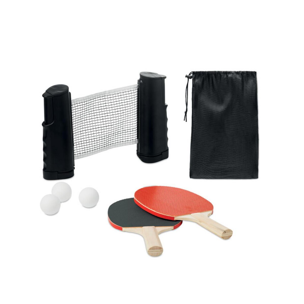 Gry z logo – zestaw do tenisa stołowego ping pong mo6517-03 Zestaw do tenisa stołowego PING PONG mo6517-03