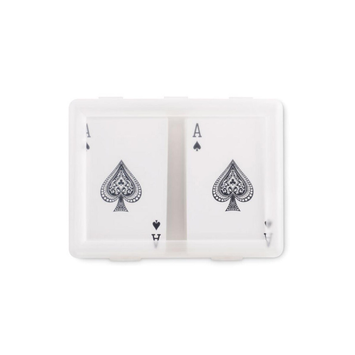 Gry z logo – zestaw klasycznych kart do gry playcard mo2532-22-side Zestaw klasycznych kart do gry PLAYCARD mo2532-22-side