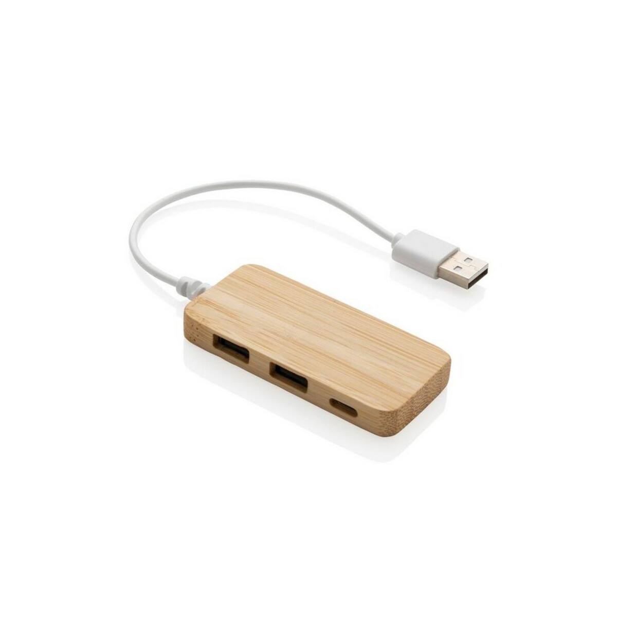 Bambusowy hub USB 2.0 z USB typu C P308.739__B_1