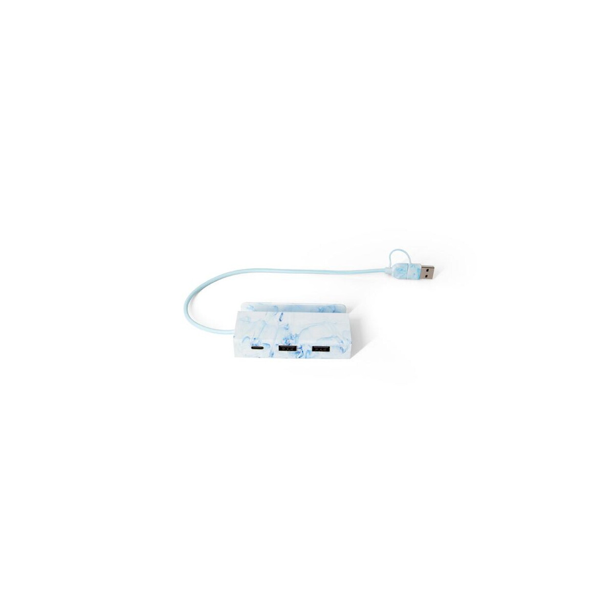 Huby usb z logo – berners hub. hub z recyklingowanego abs z głównymi wejściami i wyjściami 97192_100-b BERNERS HUB. Hub z recyklingowanego ABS z głównymi wejściami i wyjściami 97192_100-b