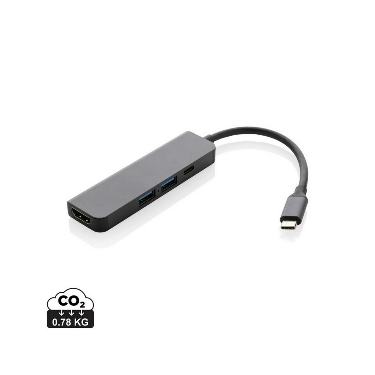 Huby usb z logo – hub usb 3.0 i usb typu c terra, wejście hdmi 4k, rabs P308.652_S_0 Hub USB 3.0 i USB typu C Terra, wejście HDMI 4K, RABS P308.652_S_0
