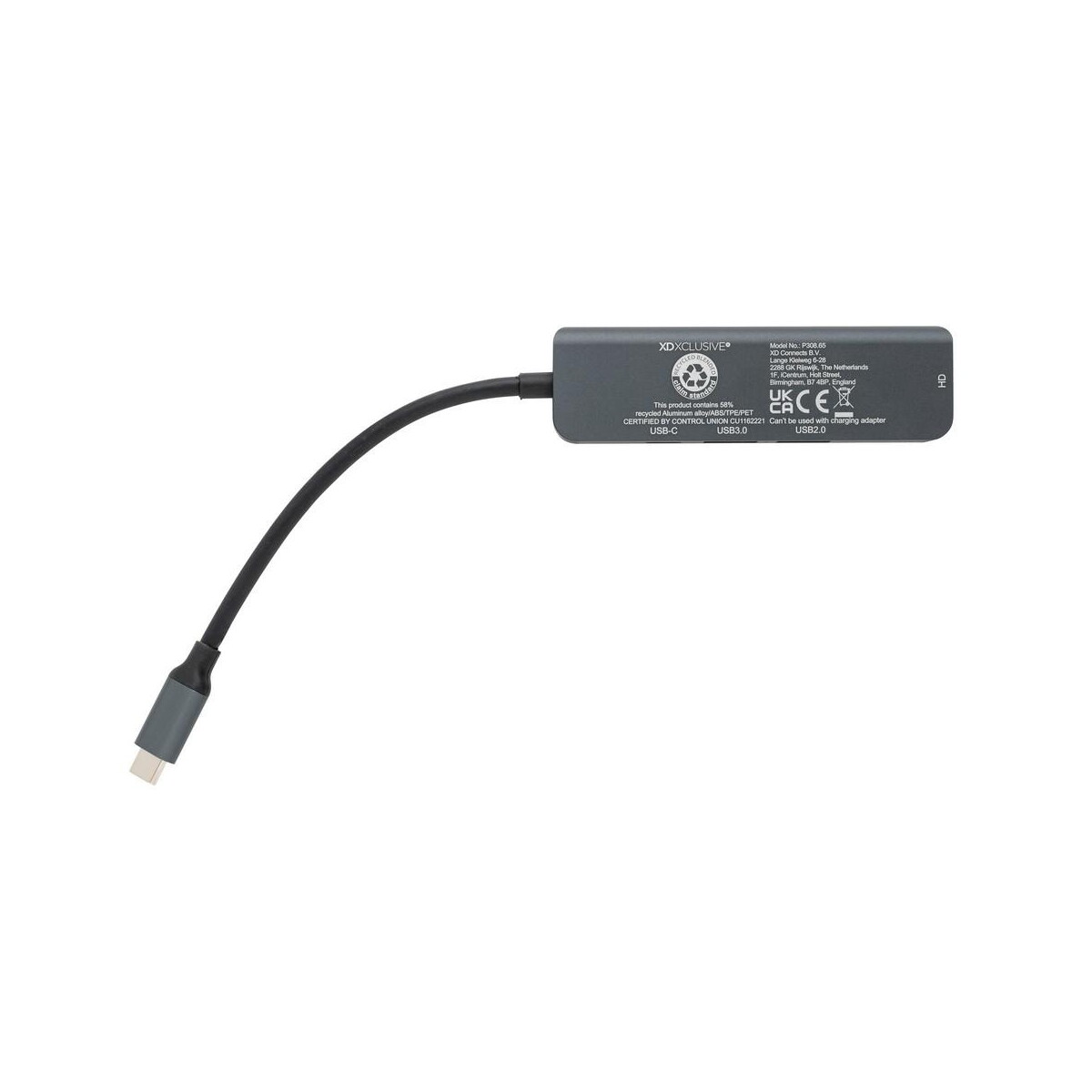 Huby usb z logo – hub usb 3.0 i usb typu c terra, wejście hdmi 4k, rabs P308.652__B_5 Hub USB 3.0 i USB typu C Terra, wejście HDMI 4K, RABS P308.652__B_5