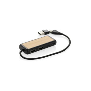 Hub USB, plastik z recyklingu P308.5601__B_1