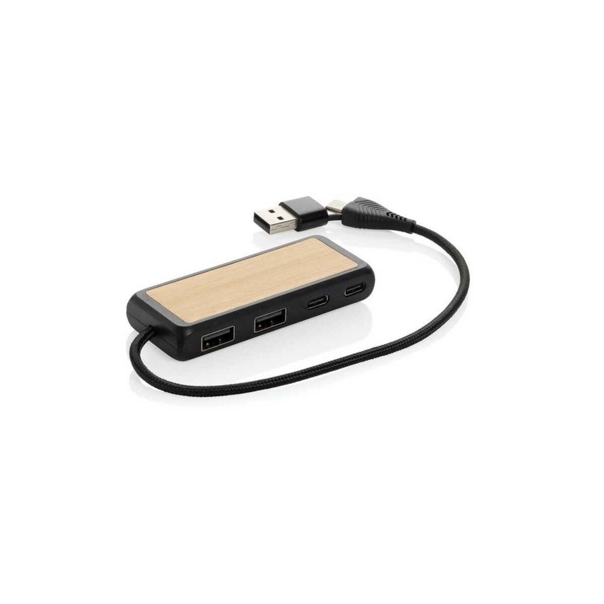 Hub USB, plastik z recyklingu P308.5601__B_1