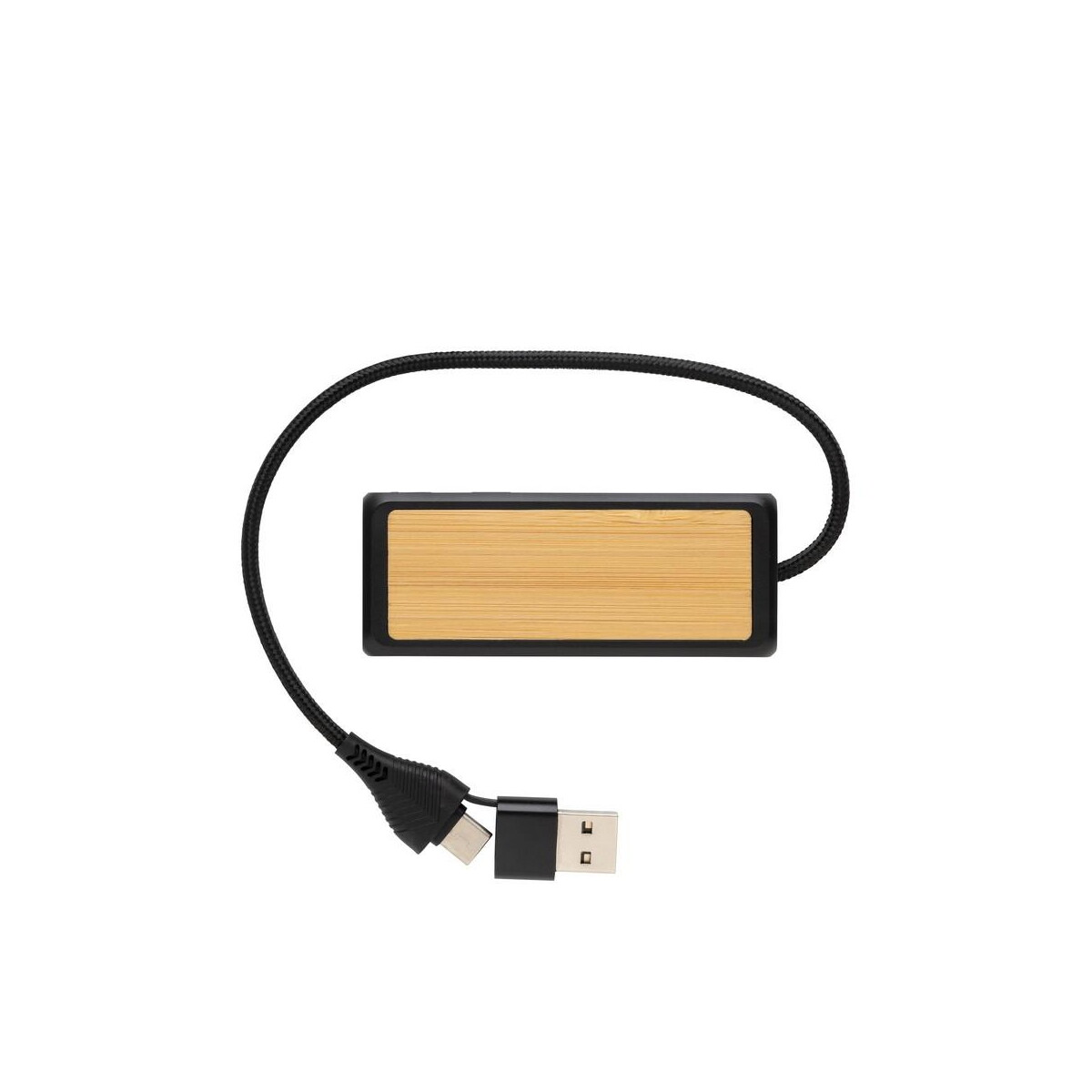 Huby usb z logo – hub usb, plastik z recyklingu P308.5601__B_2 Hub USB, plastik z recyklingu P308.5601__B_2