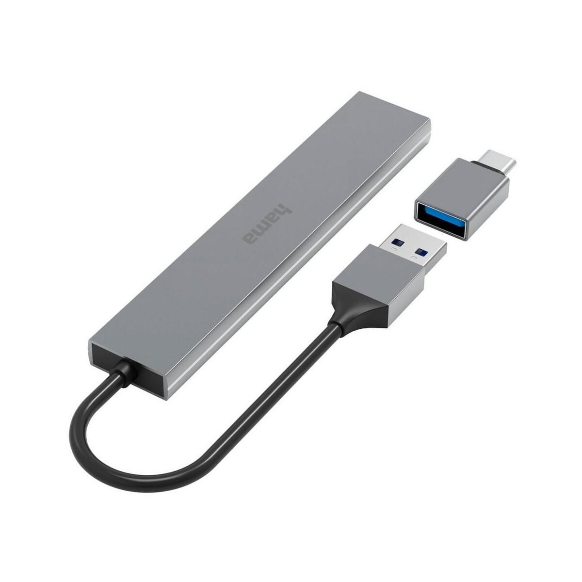 Huby usb z logo – hub usb, usb-c hama VH072-19_AAA02 Hub USB, USB-C Hama VH072-19_AAA02