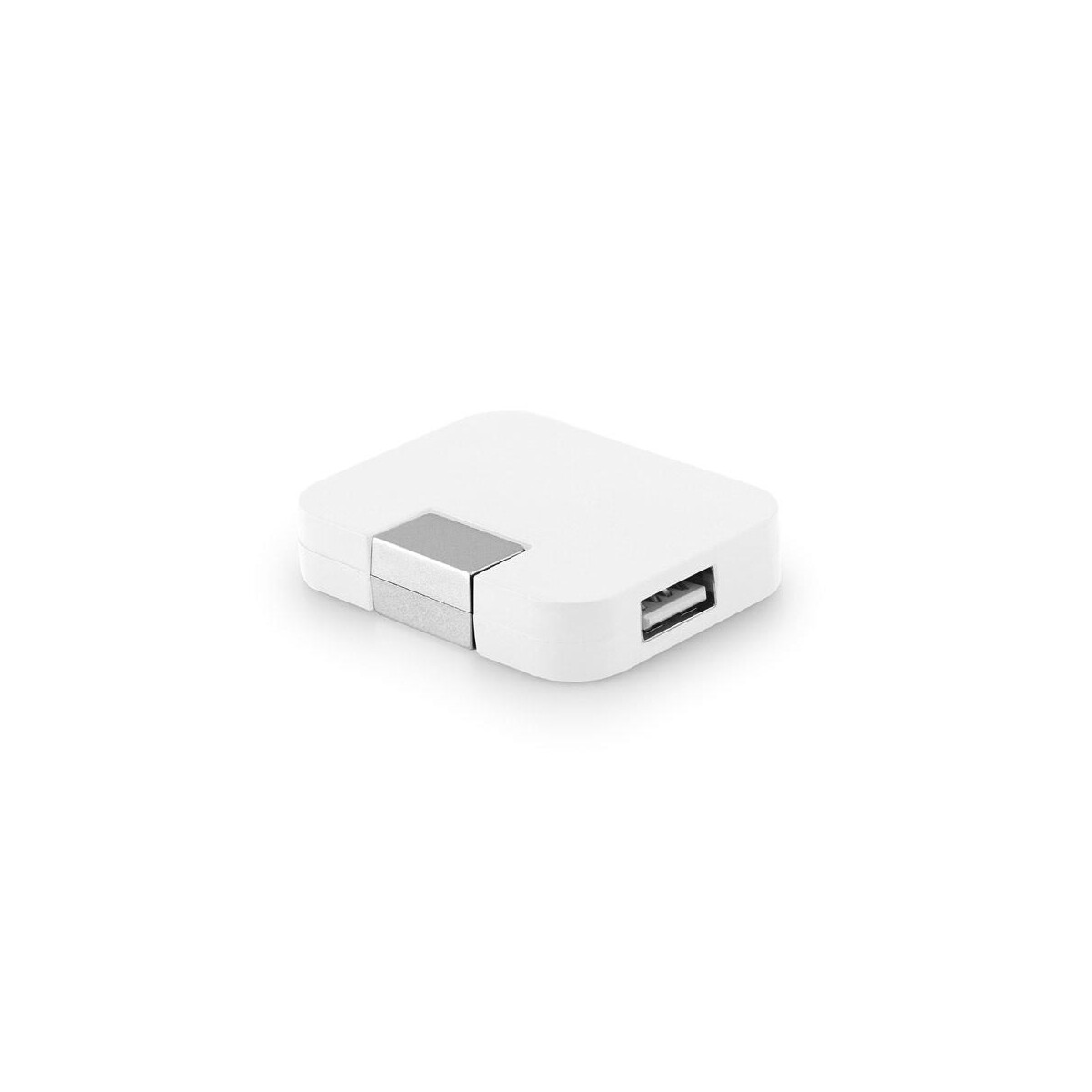 Huby usb z logo – jannes. hub z 4 portami usb-a z abs 97318_106 JANNES. HUB z 4 portami USB-A z ABS 97318_106