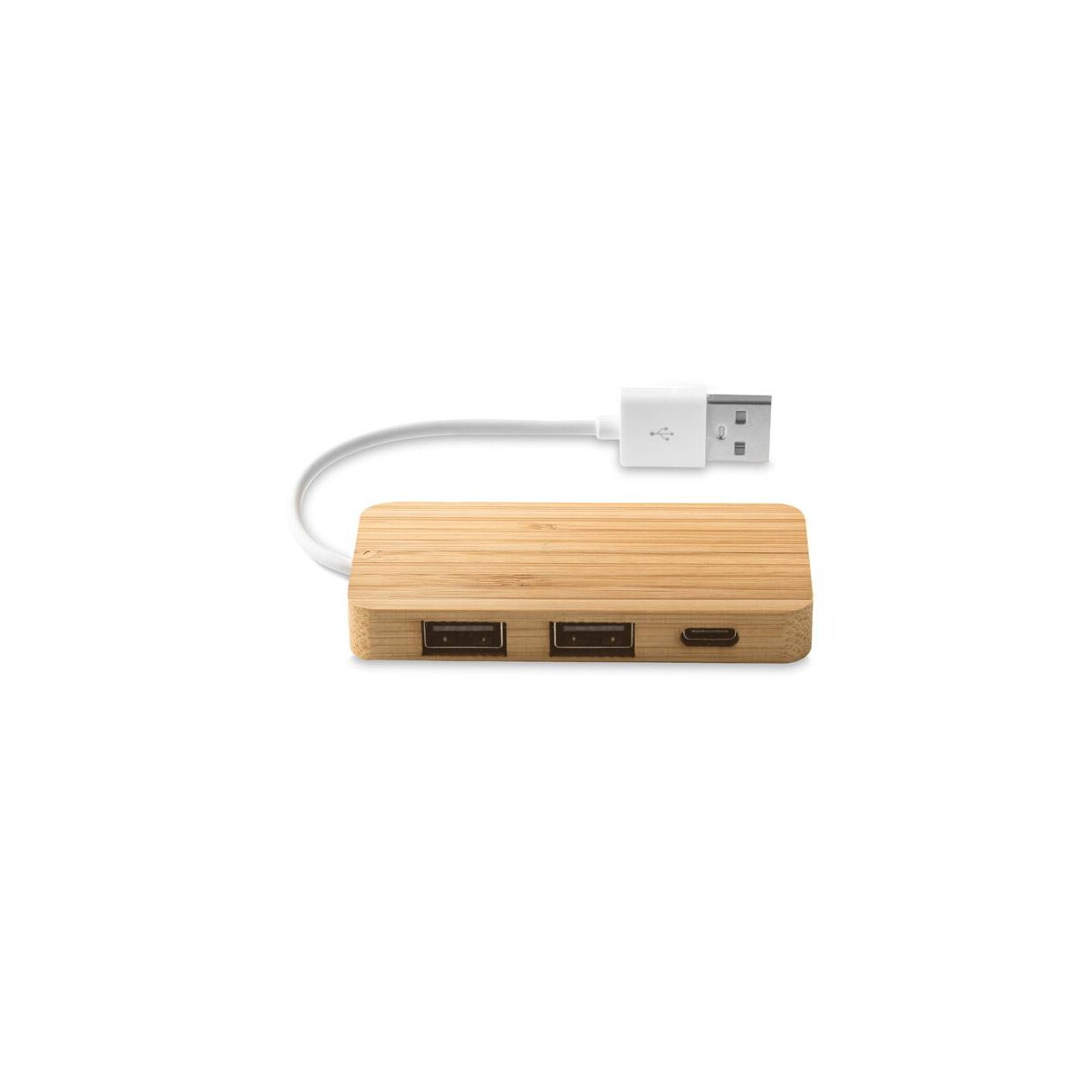 Huby usb z logo – moser. hub z 2 portami usb-a i 1 portem usb-c z bambusa 97127_160-c MOSER. HUB z 2 portami USB-A i 1 portem USB-C z bambusa 97127_160-c