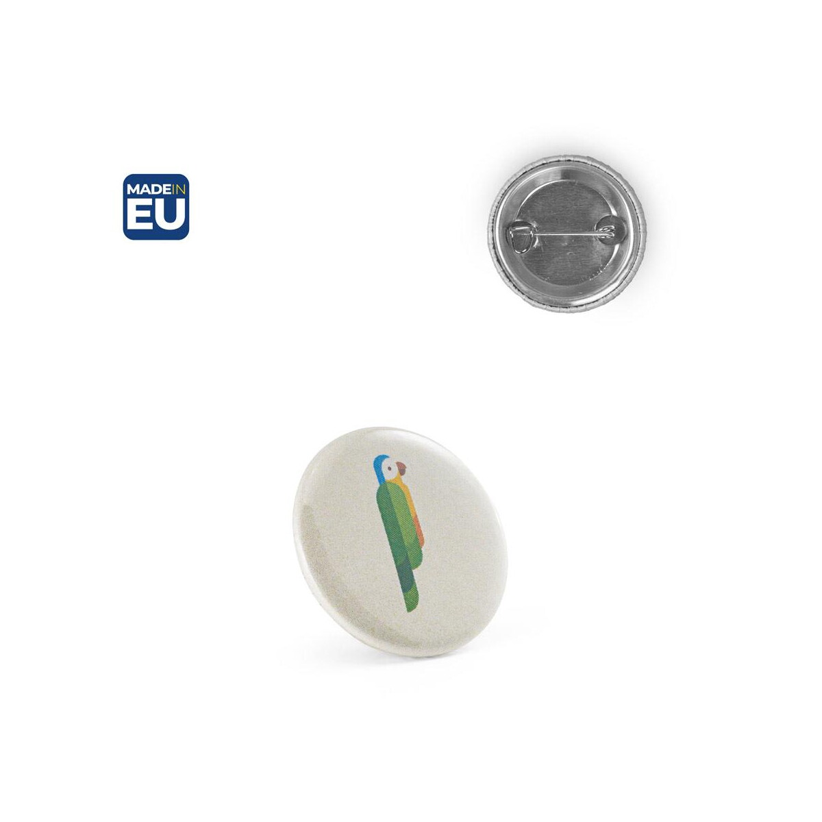Button P'IN 1. Button P'IN 1. Okrągła przypinka 73120_set