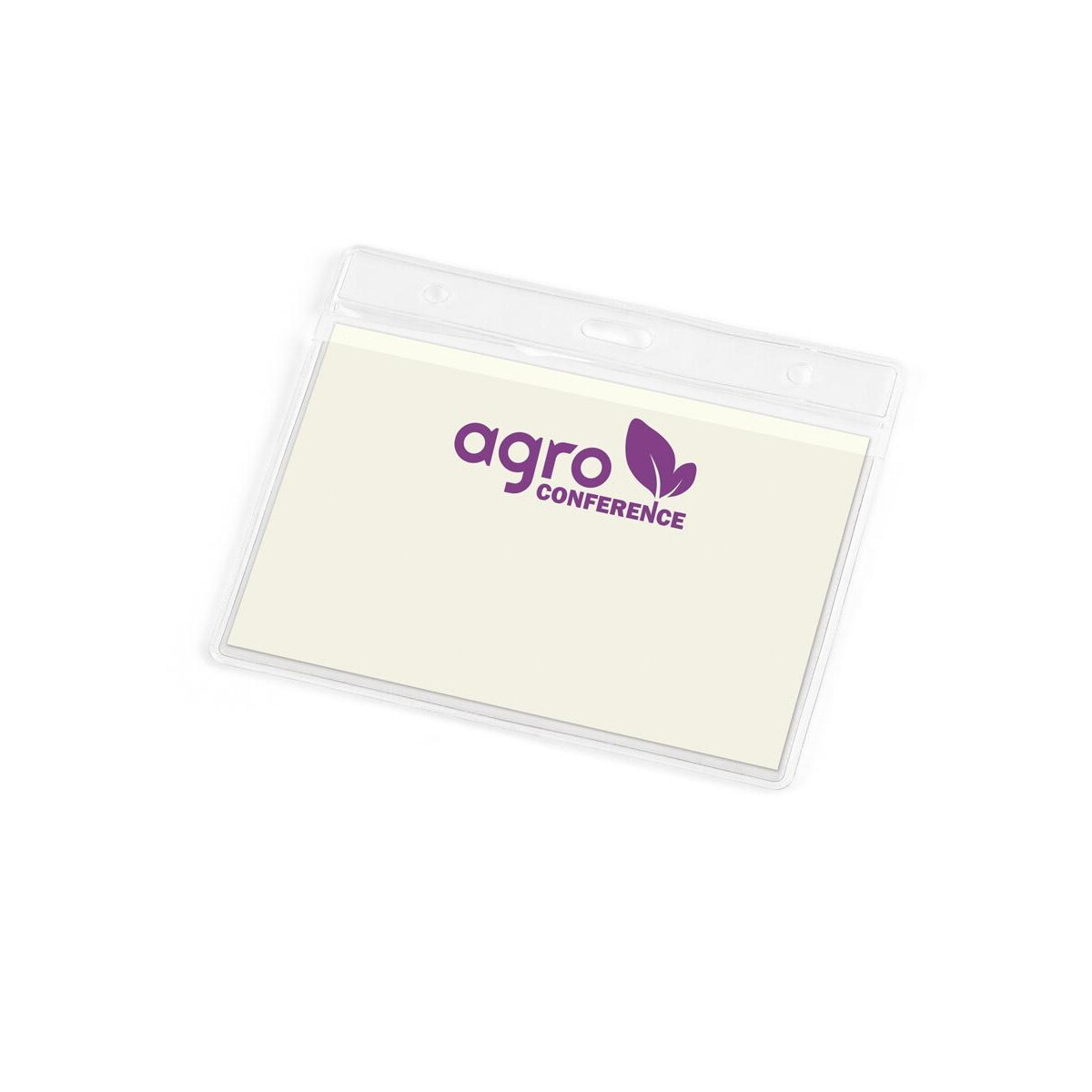 Identyfikatory z logo – forsyth. poziome etui na identyfikator wykonane z pvc 93357_110-logo FORSYTH. Poziome etui na identyfikator wykonane z PVC 93357_110-logo
