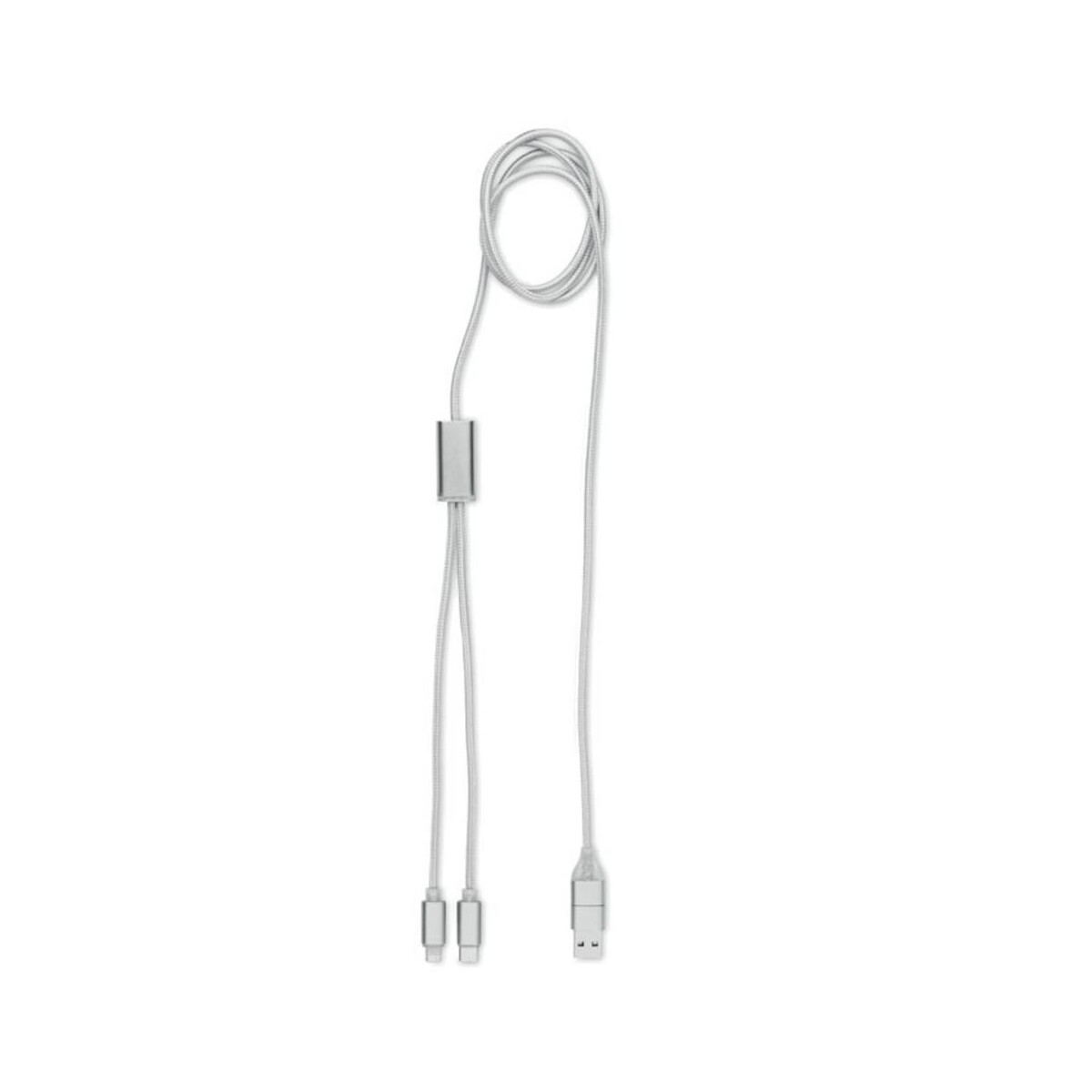 Kable usb z logo – długi kabel do ładowania 2w1 cablong mo2081-14 Długi kabel do ładowania 2w1 CABLONG mo2081-14