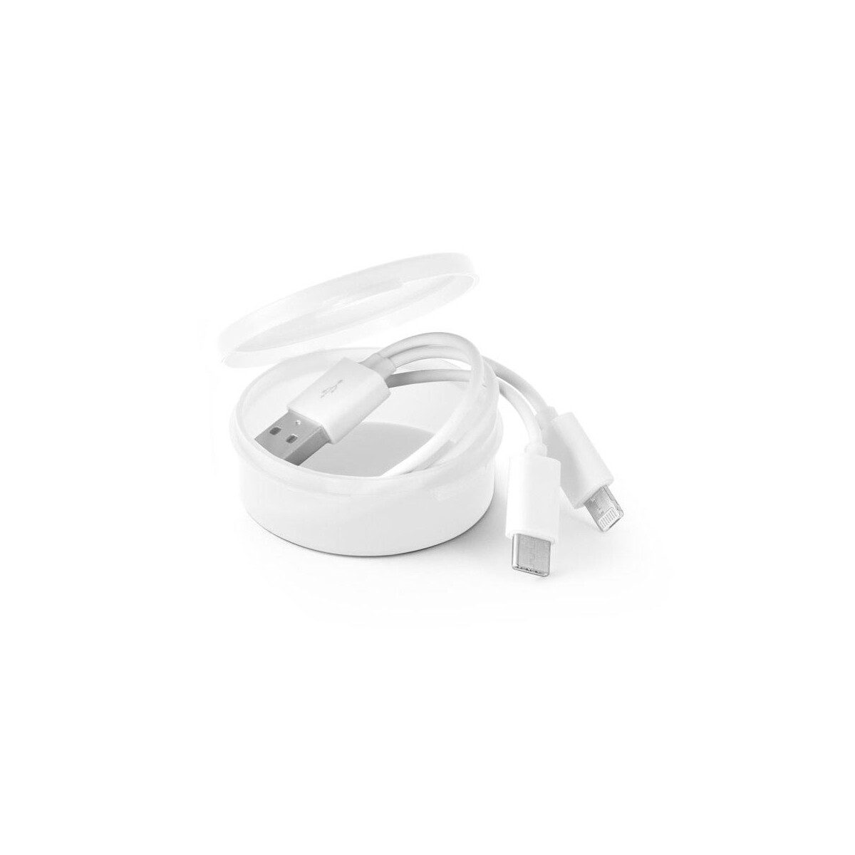 Kable usb z logo – emmy. kabel usb 3 w 1. abs i pvc 97153_106 EMMY. Kabel USB 3 w 1. ABS i PVC 97153_106