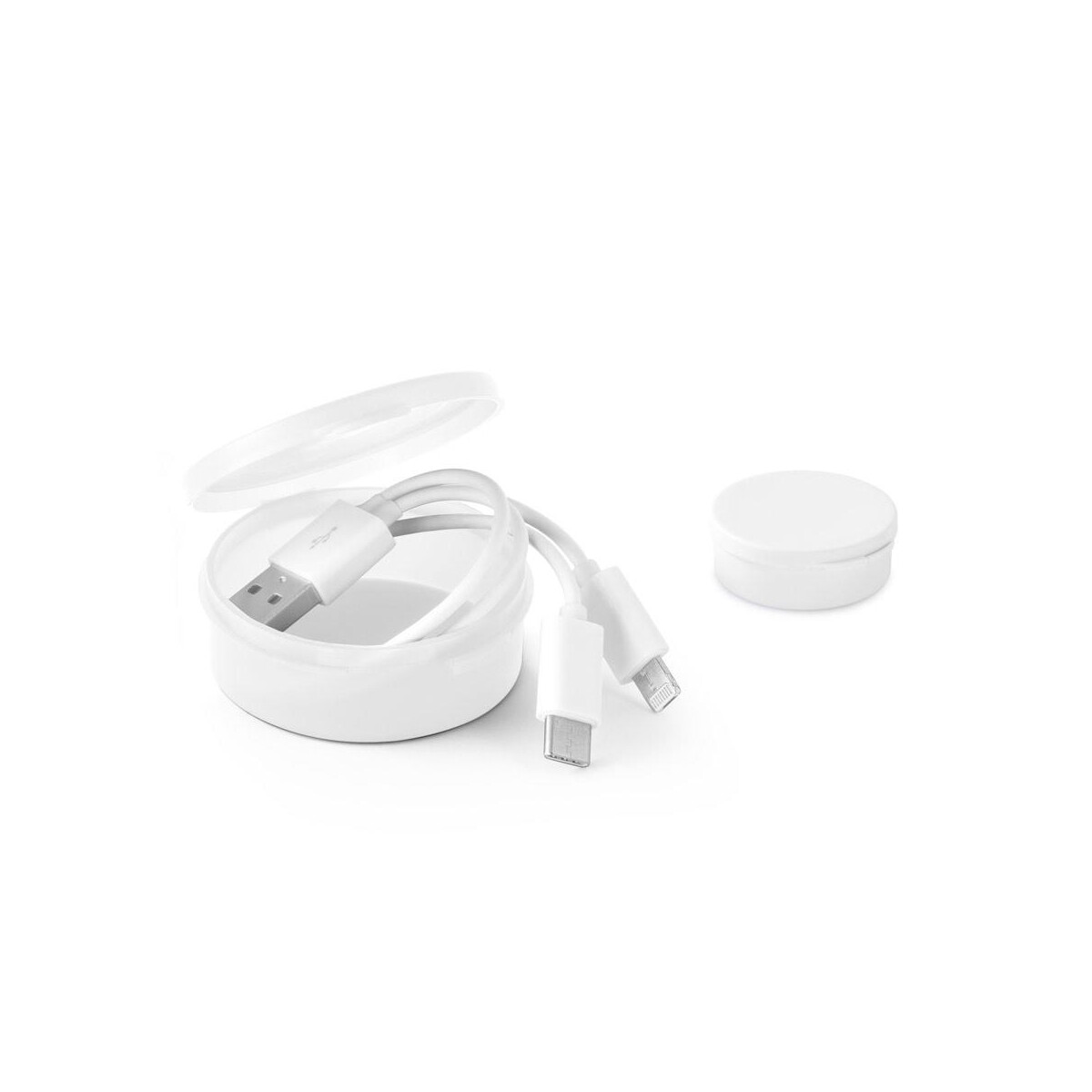 Kable usb z logo – emmy. kabel usb 3 w 1. abs i pvc 97153_set EMMY. Kabel USB 3 w 1. ABS i PVC 97153_set