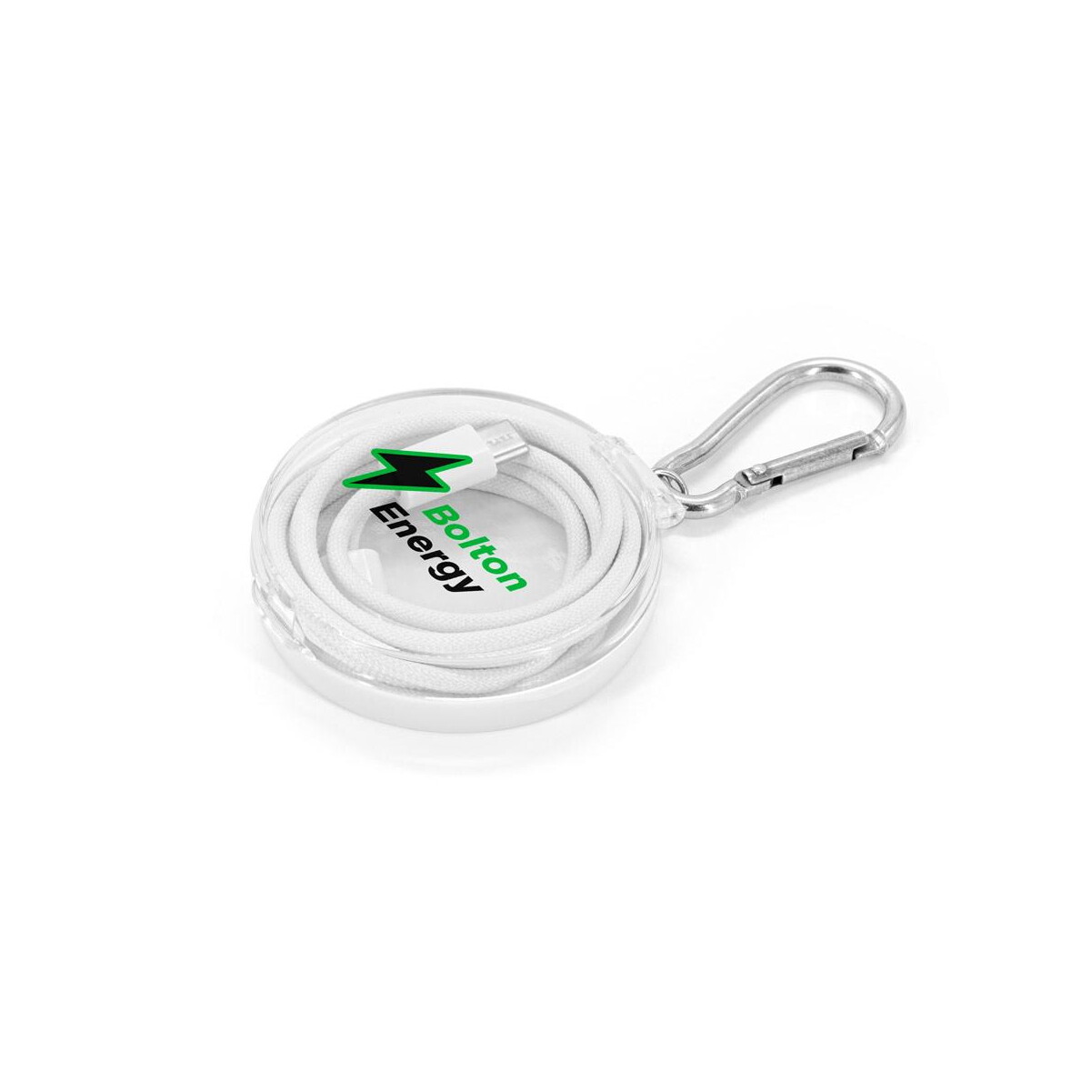 Kable usb z logo – jemison. kabel usb-c do usb-c z oplotem (60 w), wykonany z tworzywa abs, stali nierdzewnej, aluminium i poliestru 97222_106-logo JEMISON. Kabel USB-C do USB-C z oplotem (60 W), wykonany z tworzywa ABS, stali nierdzewnej, aluminium i poliestru 97222_106-logo