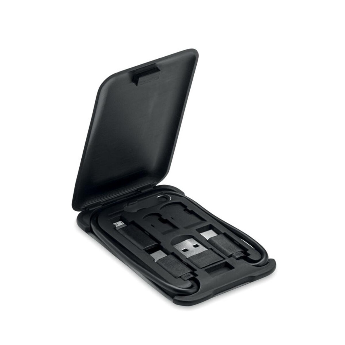 Kable usb z logo – kabel 3 w 1 z podstawką yapo+ mo6817-03-open Kabel 3 w 1 z podstawką YAPO+ mo6817-03-open