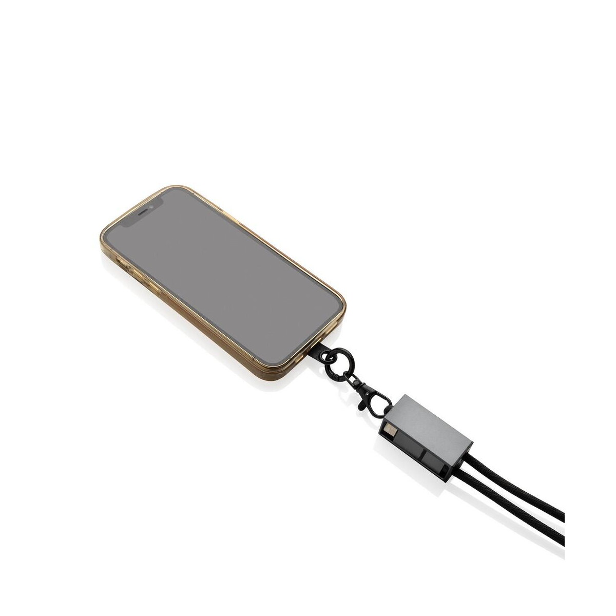 Kable usb z logo – kabel do ładowania 2 w 1, smycz na telefon terra P302.5402__B_5 Kabel do ładowania 2 w 1, smycz na telefon Terra P302.5402__B_5