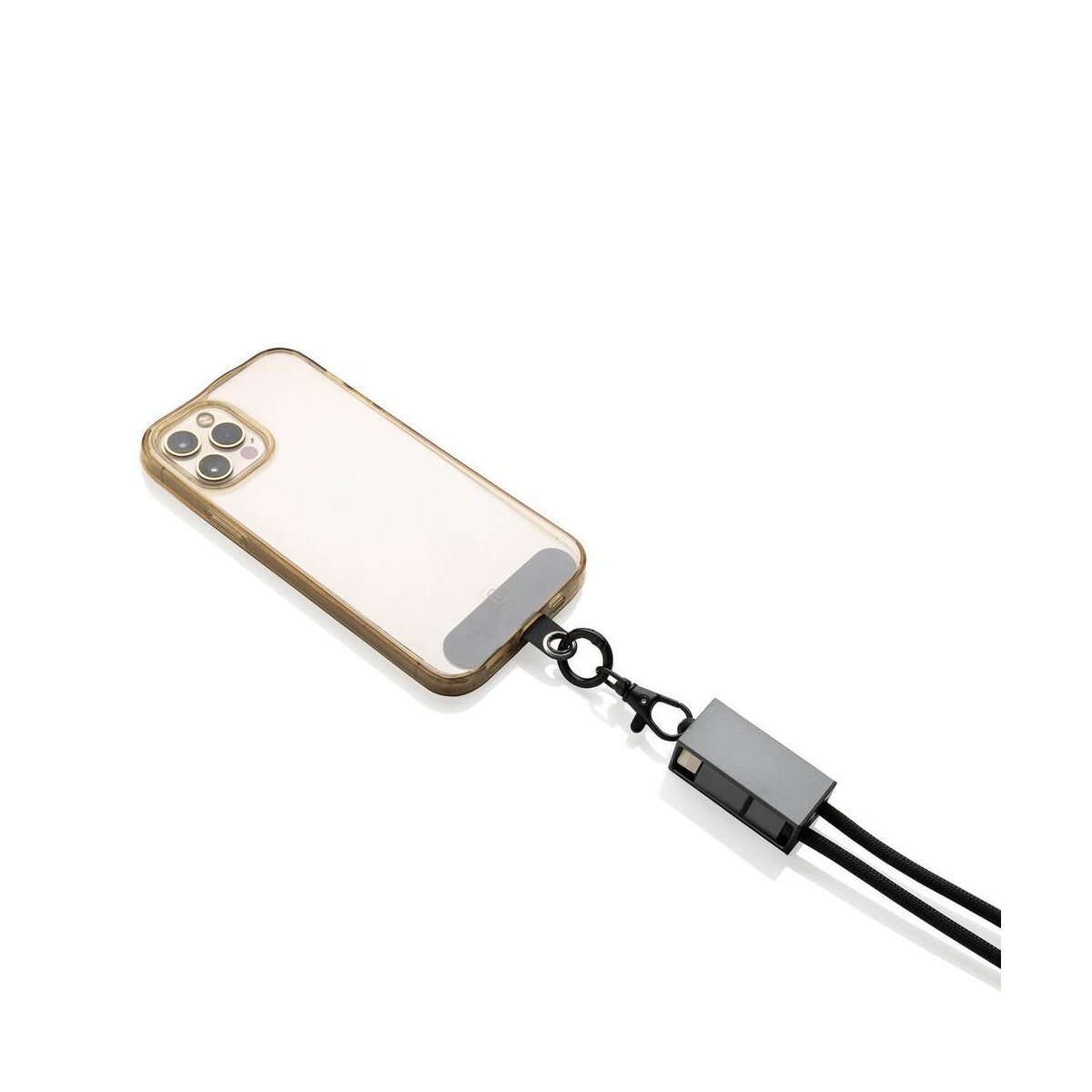Kable usb z logo – kabel do ładowania 2 w 1, smycz na telefon terra P302.5402__B_6 Kabel do ładowania 2 w 1, smycz na telefon Terra P302.5402__B_6