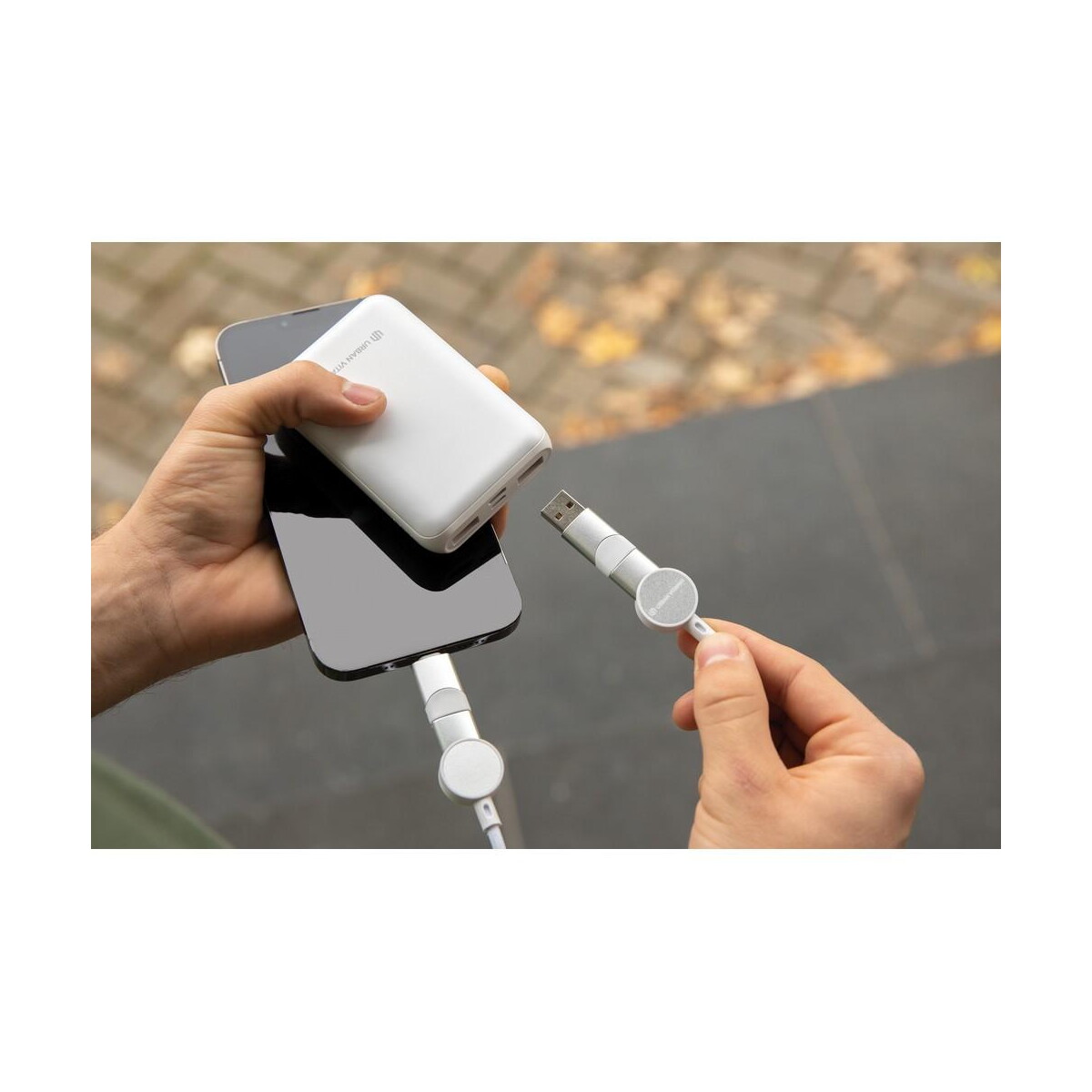 Kable usb z logo – kabel do ładowania 6 w 1 45w urban vitamin oakland P302.703__M_400 Kabel do ładowania 6 w 1 45W Urban Vitamin Oakland P302.703__M_400