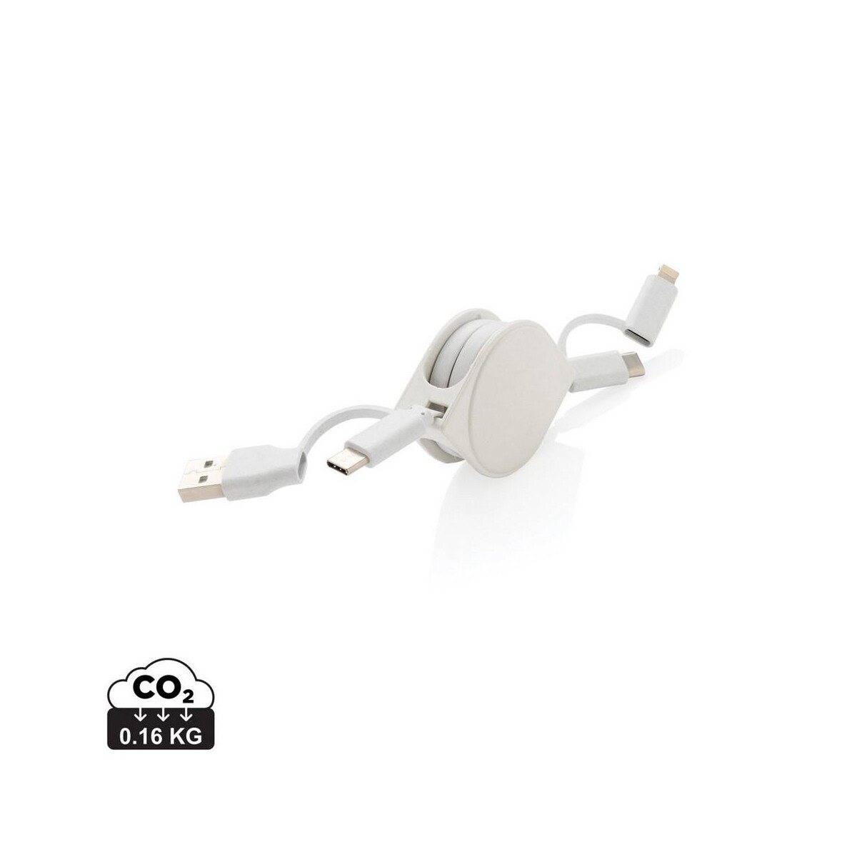 Kable usb z logo – kabel do ładowania 6 w 1 P302.663_S_0 Kabel do ładowania 6 w 1 P302.663_S_0