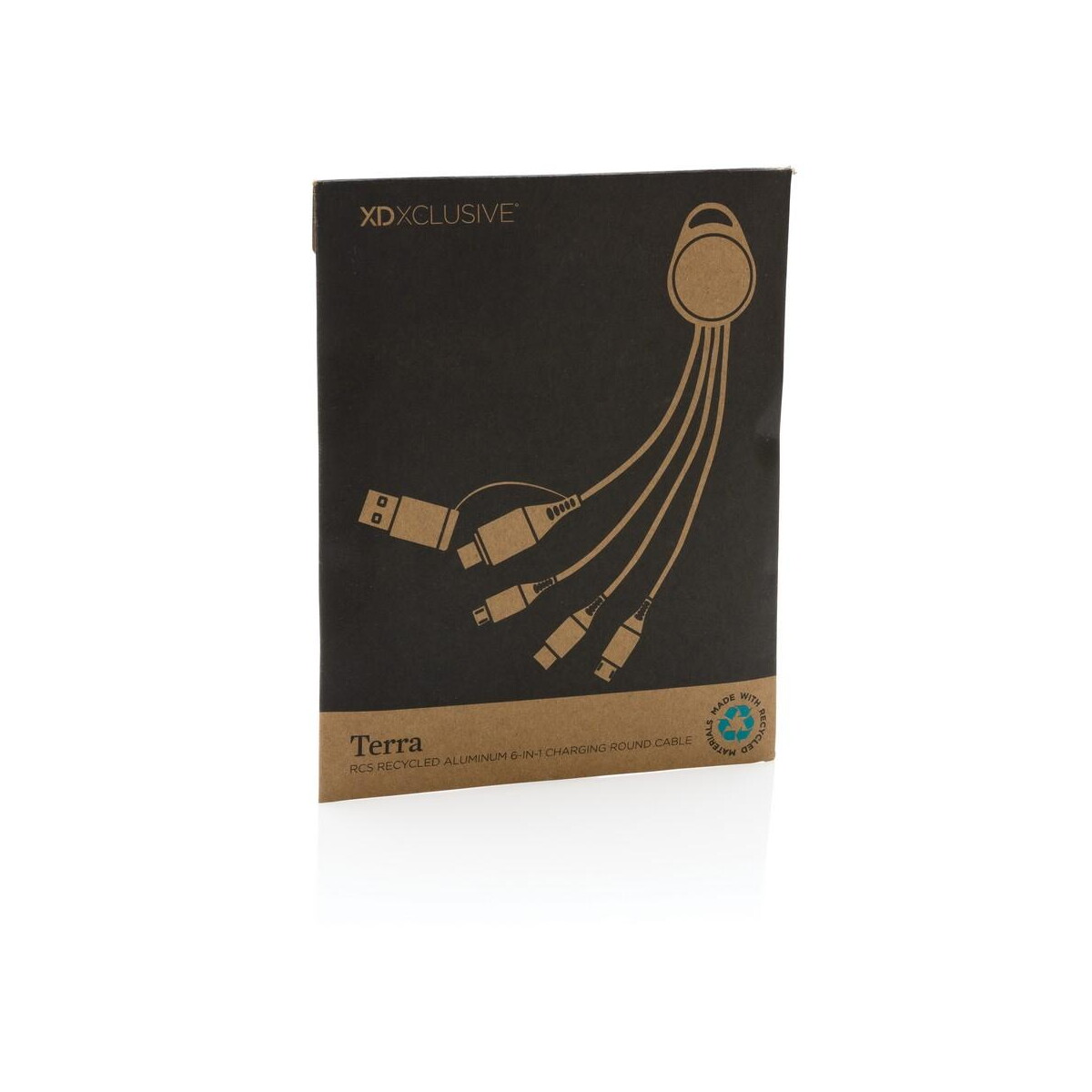 Kable usb z logo – kabel do ładowania 6 w 1 terra P302.672__P_501 Kabel do ładowania 6 w 1 Terra P302.672__P_501