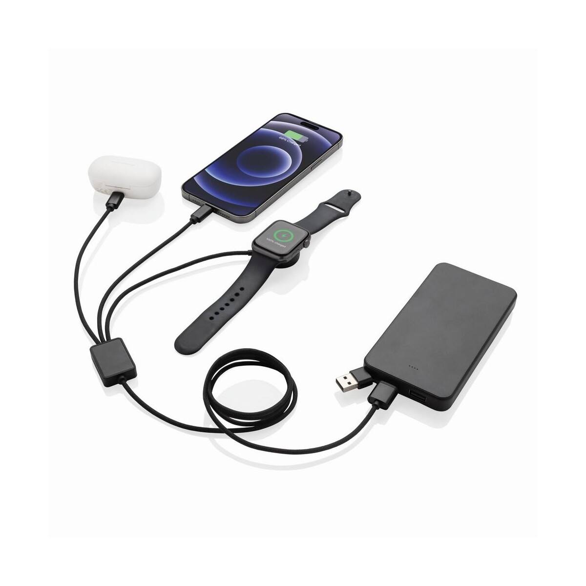 Kable usb z logo – kabel do ładowania 6 w 1 terra, bezprzewodowa ładowarka do zegarka P302.5902__B_4 Kabel do ładowania 6 w 1 Terra, bezprzewodowa ładowarka do zegarka P302.5902__B_4