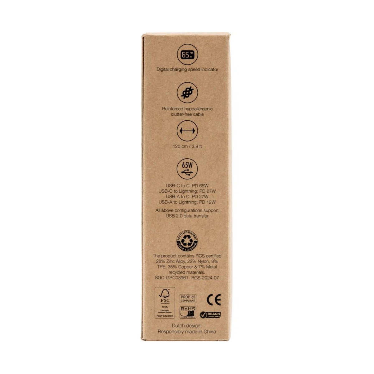 Kable usb z logo – kabel do ładowania brandcharger thor eco VB194-15_PBK01 Kabel do ładowania BrandCharger Thor Eco VB194-15_PBK01