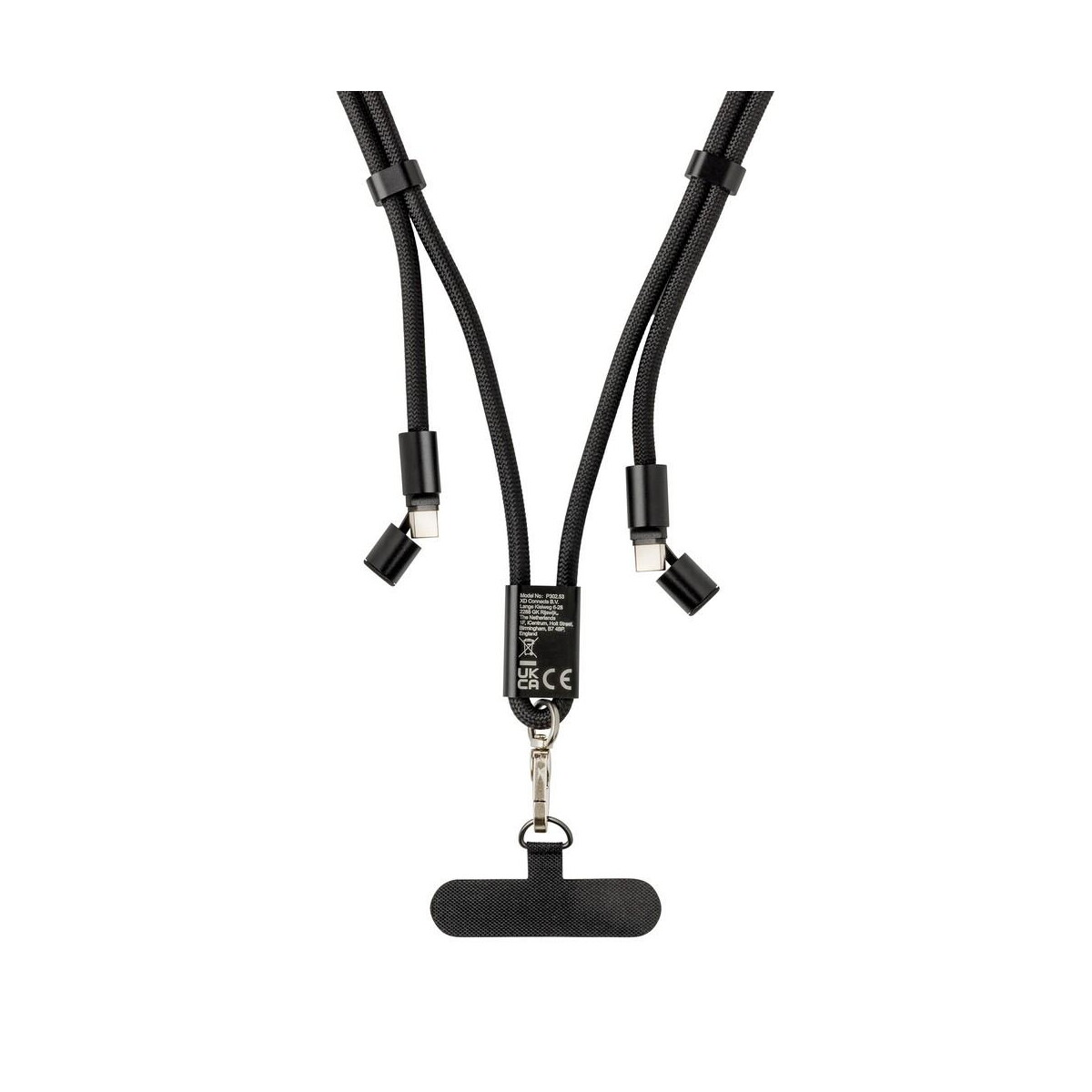 Kable usb z logo – kabel do ładowania, smycz do telefonu loopamp P302.5301__B_8 Kabel do ładowania, smycz do telefonu LoopAmp P302.5301__B_8