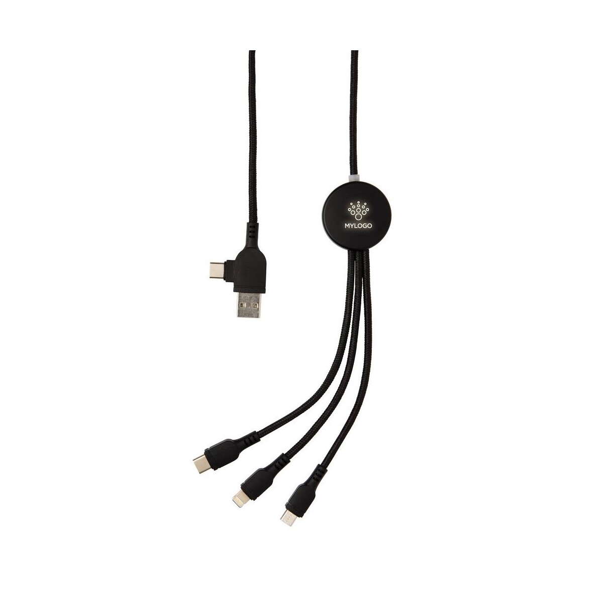 Kable usb z logo – kabel do ładowania z podświetleniem logotypu P302.391__D_101 Kabel do ładowania z podświetleniem logotypu P302.391__D_101