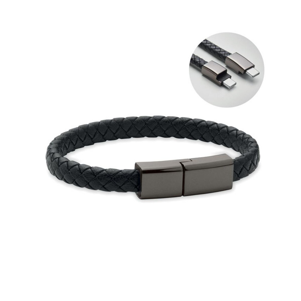 Pleciona bransoletka z USB-C FAULETI CHARGE mo2646-03