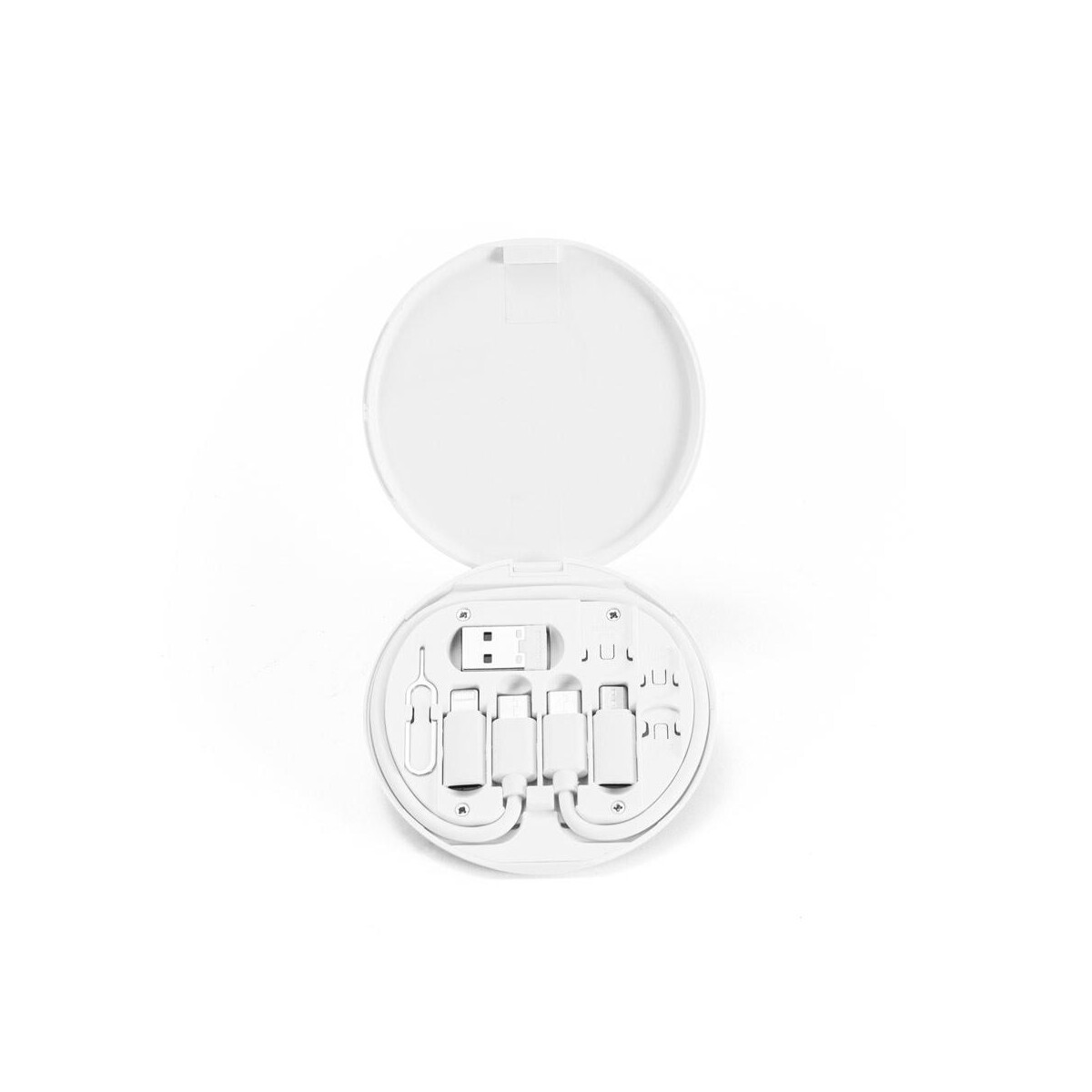 Kable usb z logo – systrom. zestaw kabla i adaptera do superszybkiego ładowania abs pochodzącego z recyklingu (100% rabs) 97187_106-a SYSTROM. Zestaw kabla i adaptera do superszybkiego ładowania ABS pochodzącego z recyklingu (100% rABS) 97187_106-a