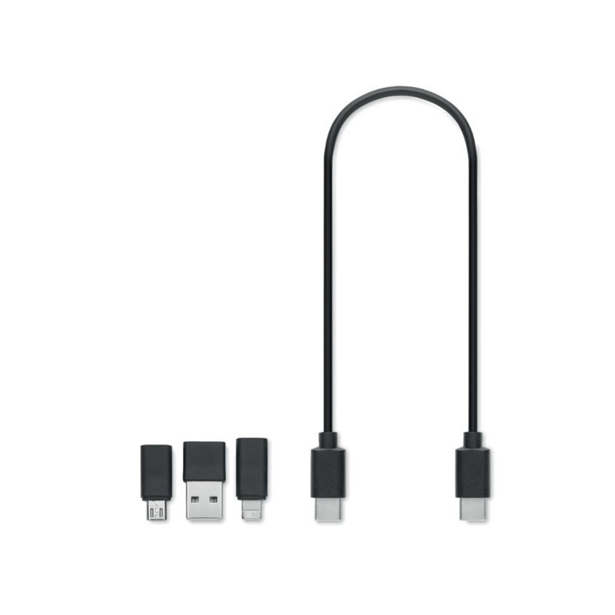 Kable usb z logo – zestaw kabli 3 w 1 versa mo2150-40-back Zestaw kabli 3 w 1 VERSA mo2150-40-back