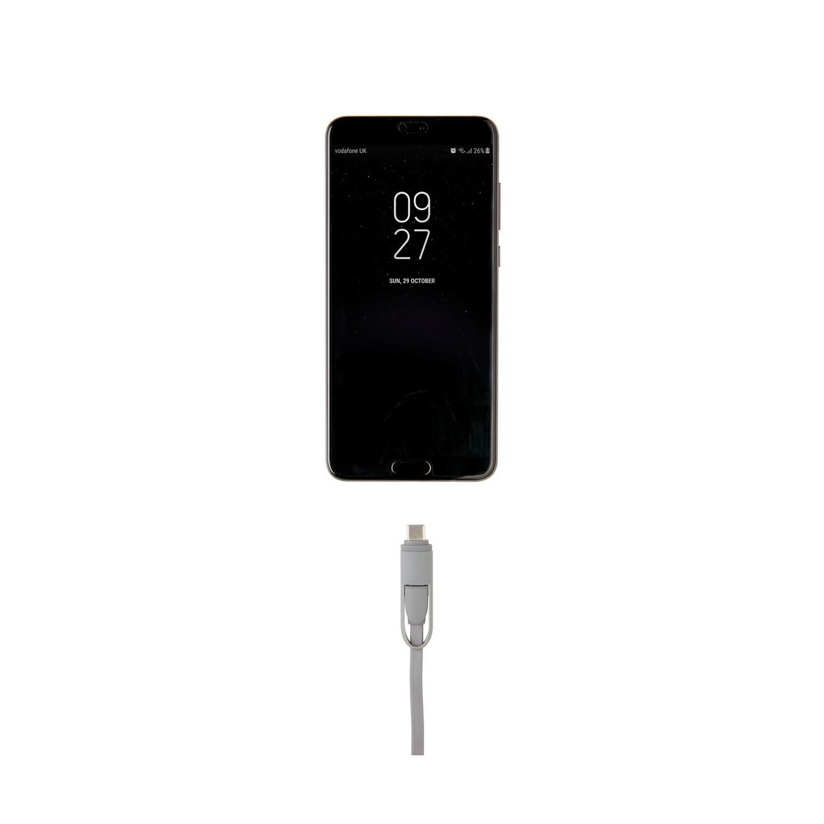 Kable usb z logo – zwijany kabel do ładowania i synchronizacji 3 w 1 P302.223__B_3 Zwijany kabel do ładowania i synchronizacji 3 w 1 P302.223__B_3