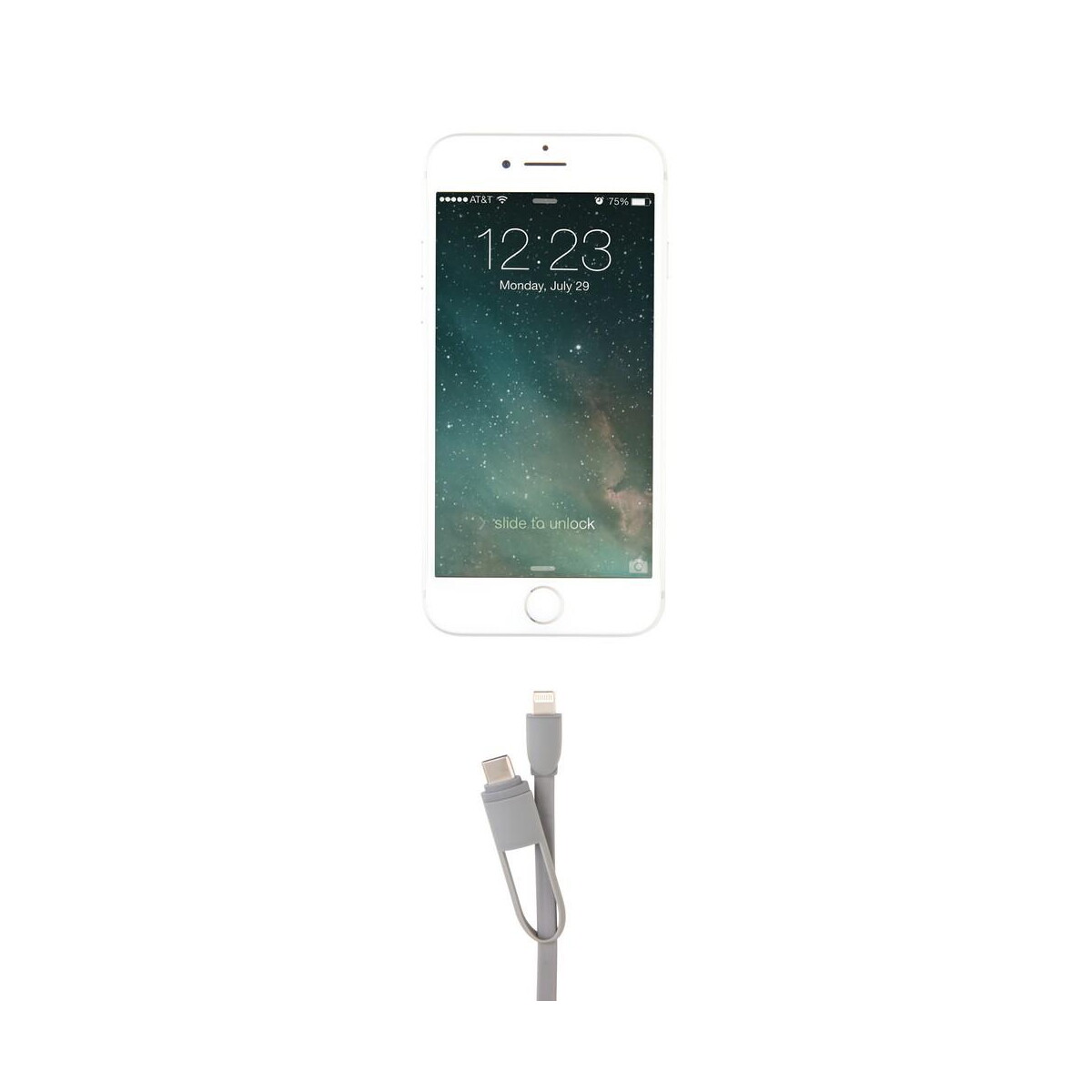 Kable usb z logo – zwijany kabel do ładowania i synchronizacji 3 w 1 P302.223__B_4 Zwijany kabel do ładowania i synchronizacji 3 w 1 P302.223__B_4