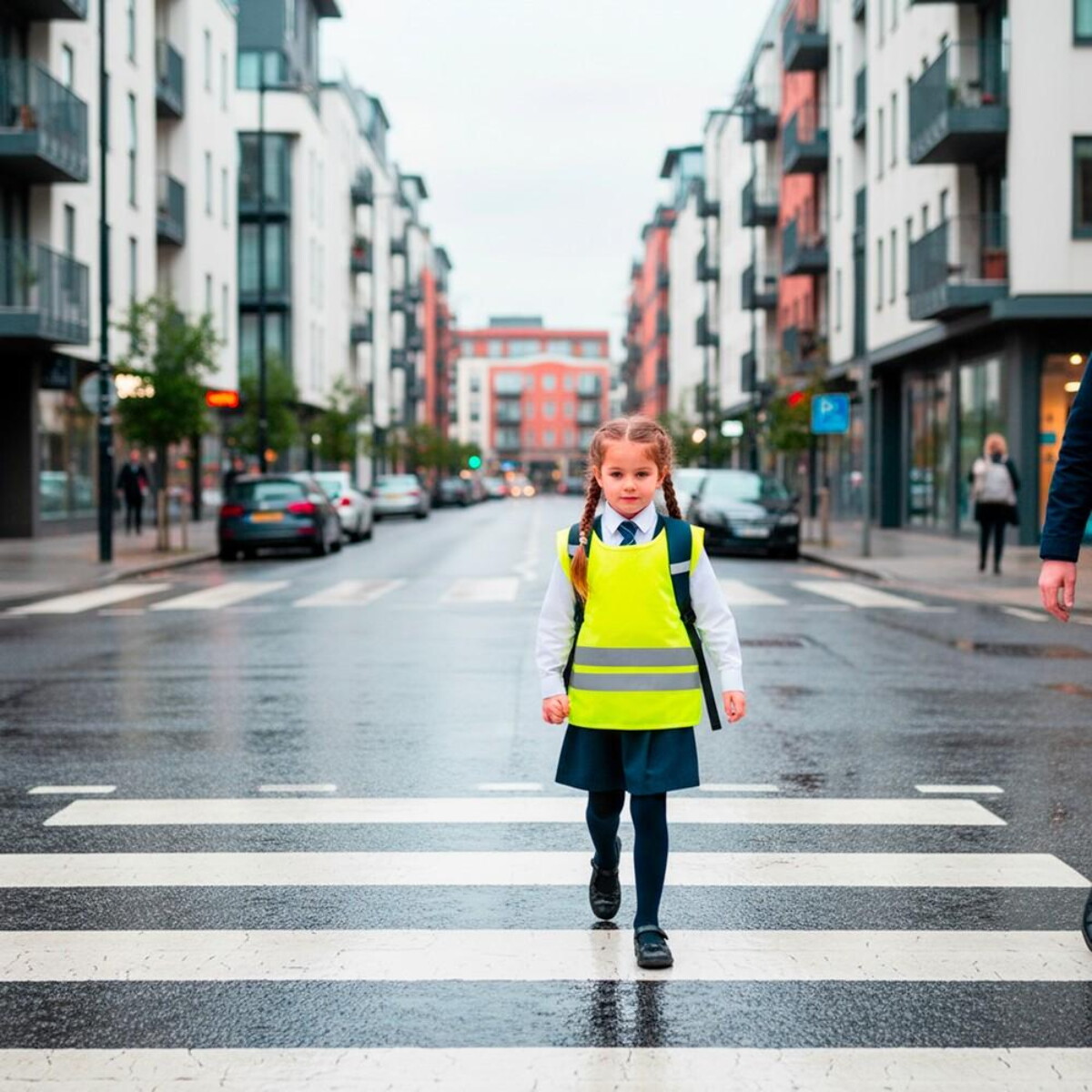 Kamizelki z logo – kamizelka dziecięca odblaskowa | nestana VA074-08_ATM02 Kamizelka dziecięca odblaskowa | Nestana VA074-08_ATM02