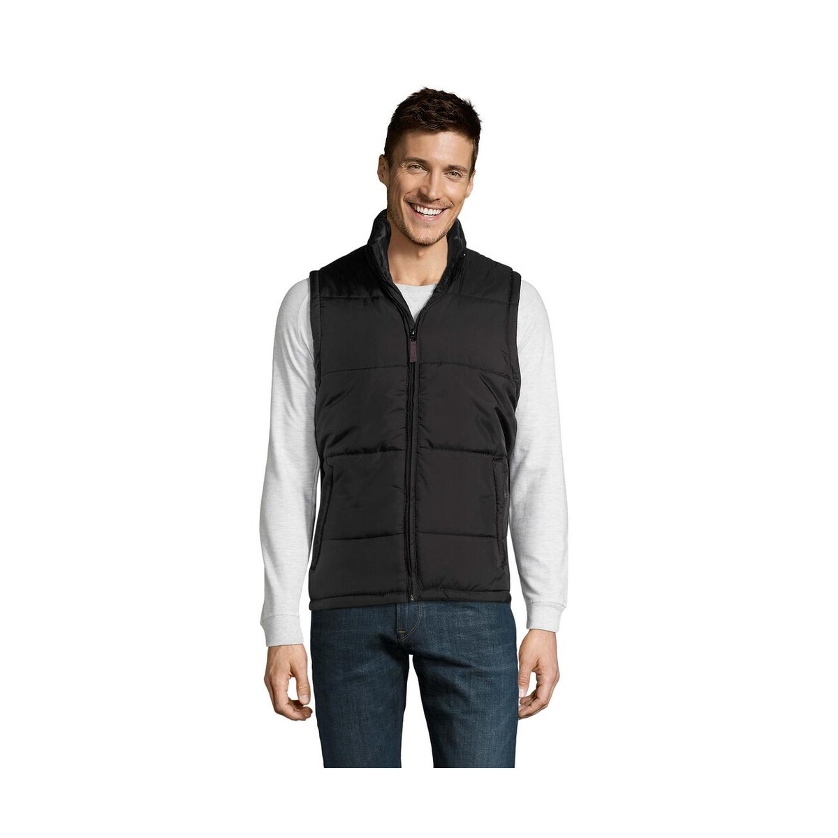 Pikowana kamizelka WARM WARM s44002-bk