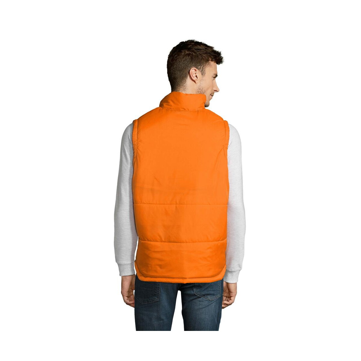 Kamizelki z logo – pikowana kamizelka warm warm s44002-or-back Pikowana kamizelka WARM WARM s44002-or-back
