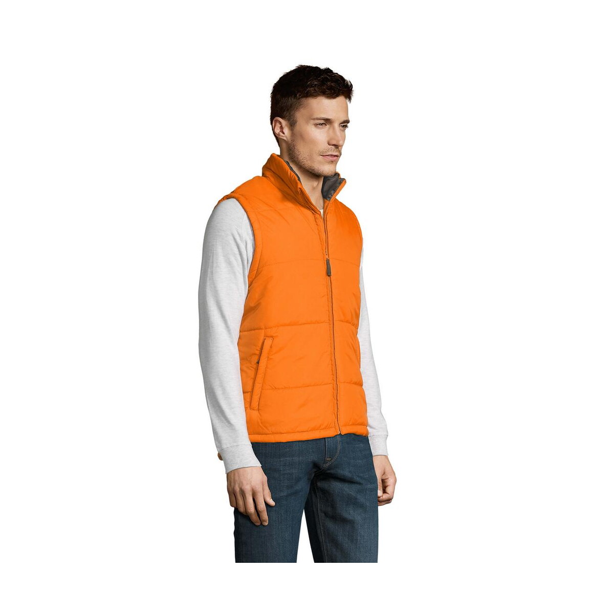 Kamizelki z logo – pikowana kamizelka warm warm s44002-or-side Pikowana kamizelka WARM WARM s44002-or-side