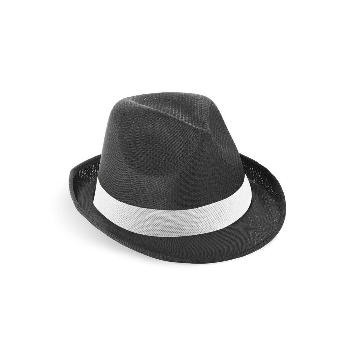 Kapelusze z logo – manolo poli. kapelusz z pp z białą poliestrową wstążką 99086_103 MANOLO POLI. Kapelusz z PP z białą poliestrową wstążką 99086_103