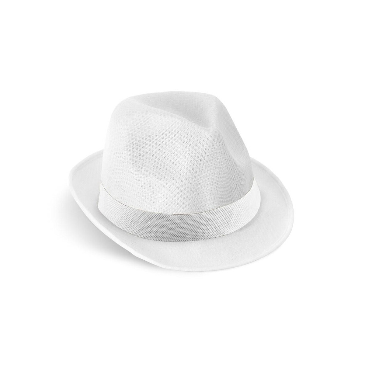 Kapelusze z logo – manolo poli. kapelusz z pp z białą poliestrową wstążką 99086_106 MANOLO POLI. Kapelusz z PP z białą poliestrową wstążką 99086_106