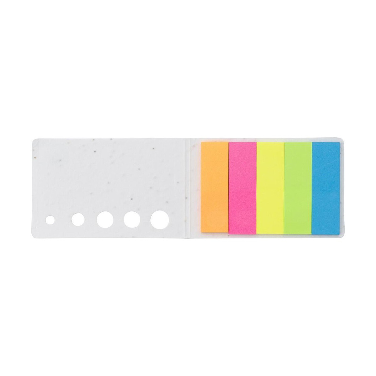 Karteczki samoprzylepne z logo – zestaw do notatek, karteczki samoprzylepne, papier z nasionami V2938-02_AAA02 Zestaw do notatek, karteczki samoprzylepne, papier z nasionami V2938-02_AAA02