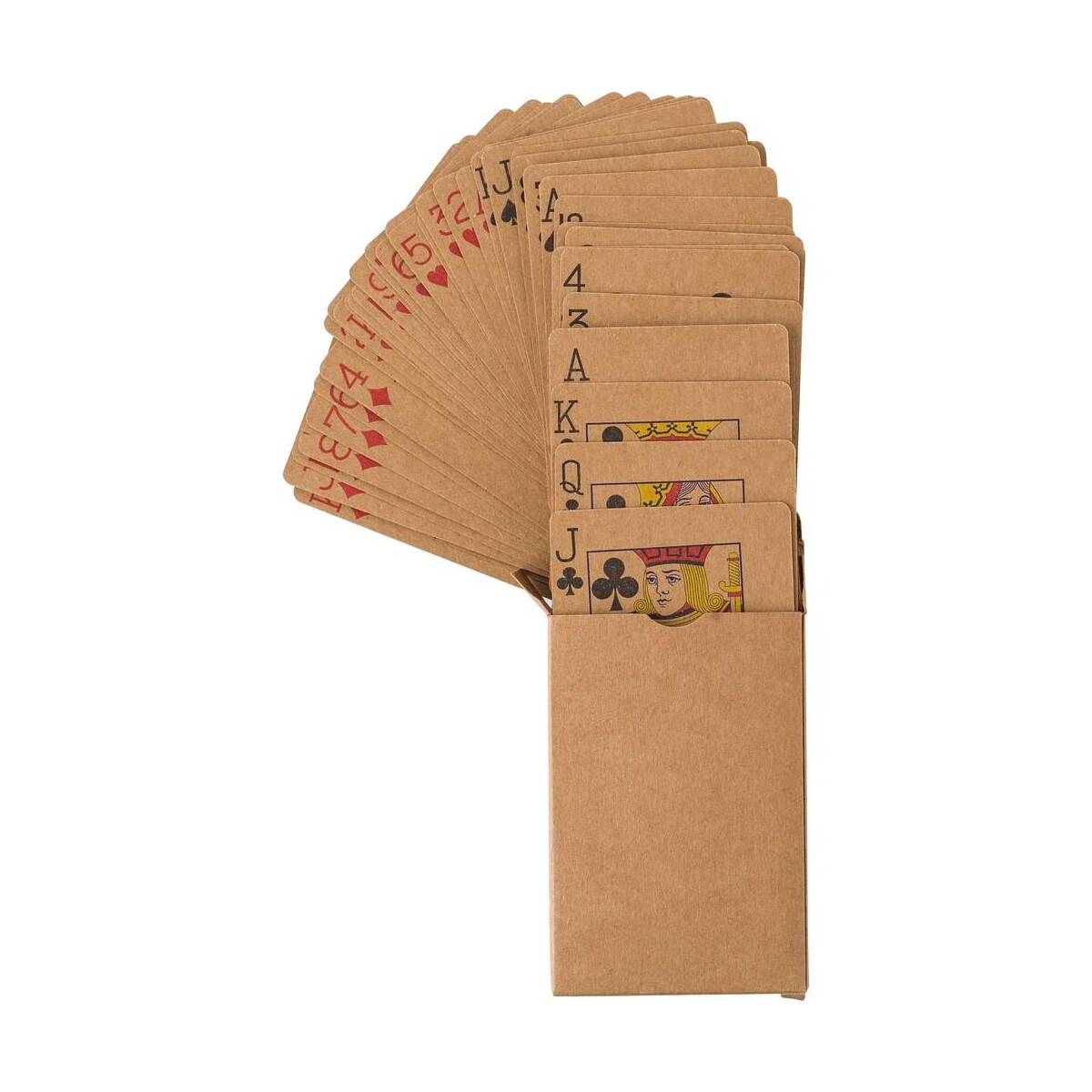 Karty do gry z logo – karty do gry z papieru z recyklingu V8306-16_AAA04 Karty do gry z papieru z recyklingu V8306-16_AAA04