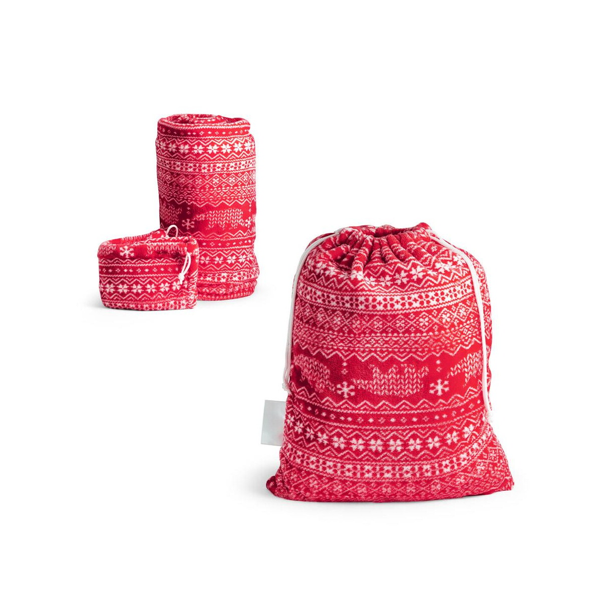 Koce z logo – laponia. koc polarowy 99031_set LAPONIA. Koc polarowy 99031_set