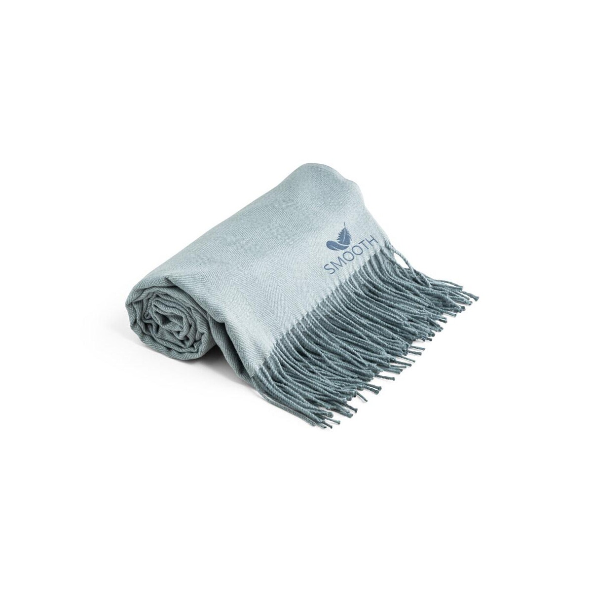 Koce z logo – smooth. 100% akrylowy koc ze wstążką i kartą do personalizacji (270 g/m²) 99044_113-a-logo SMOOTH. 100% akrylowy koc ze wstążką i kartą do personalizacji (270 g/m²) 99044_113-a-logo