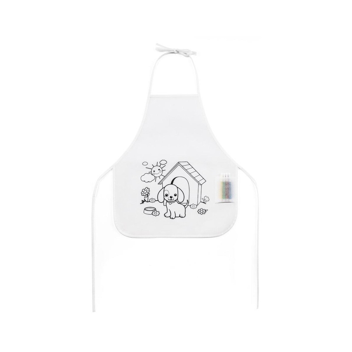 Kolorowanki z logo – nilo. fartuch z non-woven dla dzieci do pokolorowania (80 g/m²) 99834_106-a NILO. Fartuch z non-woven dla dzieci do pokolorowania (80 g/m²) 99834_106-a